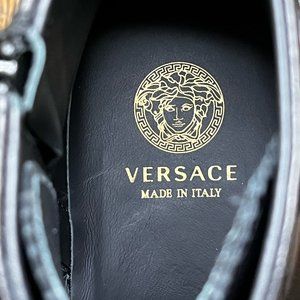 Versace V-alpine men’s leather boots size US 7 (40 Europe)